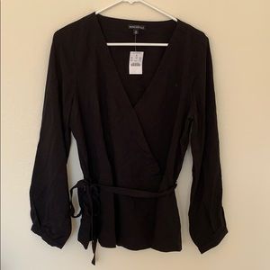 NWT J. crew mercantile wrap top